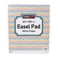 white paper easel pad 42 x 50 cm 50 sheets