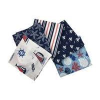 White Days By The Sea Fat Quarters 5 Pack