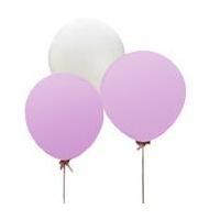 white and pink assorted feature balloons 3 pack