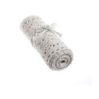 white cotton lace fabric roll 15 cm x 18 m