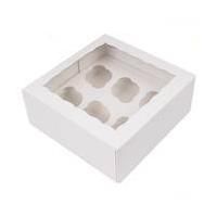 White Cupcake Tray Box 10 Inches