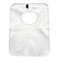 White Paediatric Bibs 9 11 Large