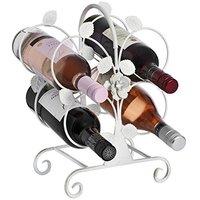 White Ornate Wine Holder