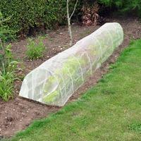 White Fleece Grow Tunnel Cloche by Kingfisher