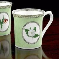 White Camellia Bone China Mug