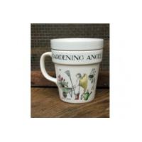 White Lawn Ranger Gardening Angel Mug