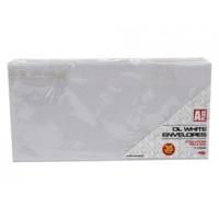 White Pack Of 35 Dl Peel And Seal Envelopes