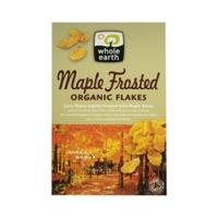 whole earth organic maple frosted flakes 375g