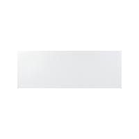 White Pinstripe Gloss Tiles - 400x150x10mm
