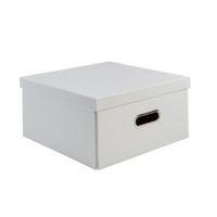 White Cardboard Storage Box