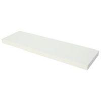 White Gloss Floating Shelf (L)602mm (D)237mm