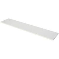 White Gloss Shelf Board (L)1185mm (D)240mm