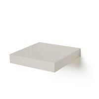 White Floating Shelf (L)237mm (D)237mm