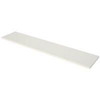 White Matt Shelf Board (L)1185mm (D)240mm