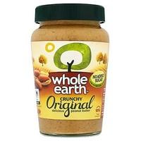 whole earth plain peanut butter crunchy salted 340g