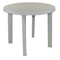 White 101cm Round Table