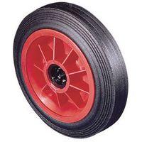 WHEEL, POLYPROP CENTRE 200mm DIA. RUBBER TYRE, ROLLER