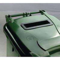 WHEELIE BIN 120L - GREEN C/W SLOT AND LID LOCK