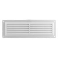 White Plastic Slotted Vent 229x7...