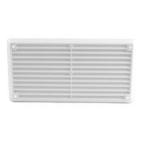 White Plastic Slotted Vent 152x7...