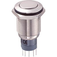 White Label LAS2GQF-11Z/N/P 16mm IP67 Vandal Resistant Switch SPST...