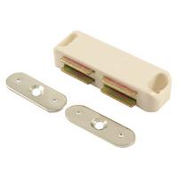 White Plastic Magnetic Catch Double