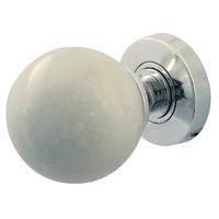 white coloured marble door knobs 60mm