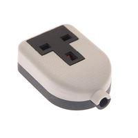 White Extension Socket 13A 2 Gang