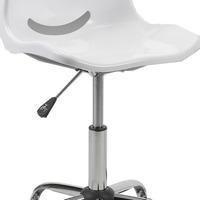 white swivel chair