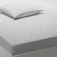 White/Black Nordic Fitted Sheet