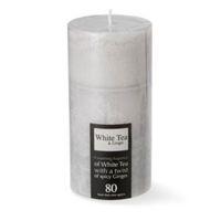 White Tea & Ginger Pillar Candle Large