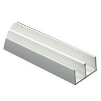 White PVC Double U Profile (H)6.5mm (W)21mm (L)2m