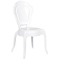 White High Gloss Dining Chair