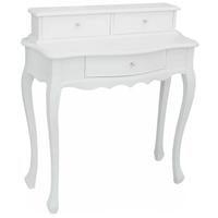 White Wooden Dressing Table