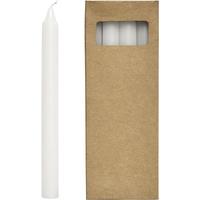 White 8 Section Candle 24cm (Set of 10)