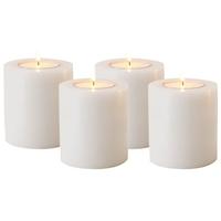 white artificial candle set of 4 108111