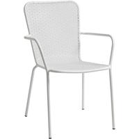 white garden chair