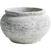 White and Grey Large Garden Pot 33cm