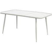 White Aluminium Garden Table