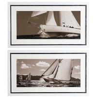 White Frame Prints Cory Silken (Set of 2)