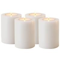 white artificial candle set of 4 108113