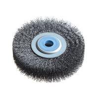 Wheel Brush D150mm x W23-25 x 50 Bore Set 3 Steel Wire 0.30