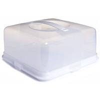 Whitefurze Cake Box Square with Carry Handle