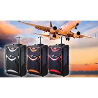 wheeled cabin size approved suitcase 54cm x 35cm x 20cm