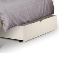 wheelie bin underbed storage drawer in stone white