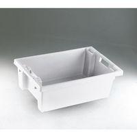 white 180stacknest box 600 x 400 x 200 mm