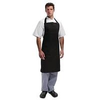 whites chefs apparel a279 bib apron black