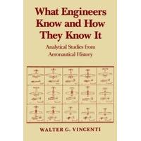 What Engineers Know and How They Know It: Analytical Studies from Aeronautical History (Johns Hopkins Studies in the History of Technology)
