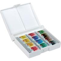 White Night Watercolour Whole Pans Set in Plastic Box, Set of 12