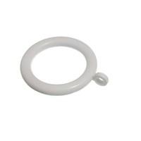 White Plastic Curtain Pole Rod Ring 37MM Id Od 52MM ( pack of 200 )